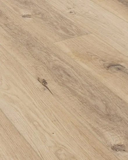 Zoomed-in detail of Provenza At Ease oak grain and knots